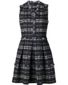 Proenza Schouler Tweed Suiting Flared Dress - Lyst