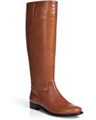 Diane von Furstenberg Leather Ranger Boots - Lyst