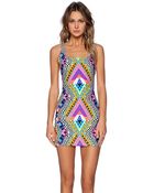 Mara Hoffman Racerback Mini Dress - Lyst
