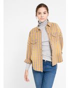 Mango Check Cotton Shirt - Lyst