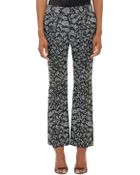 3.1 Phillip Lim Diamond-Weave Cropped Flare Pants - Lyst
