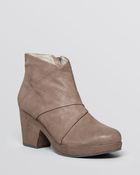 Eileen Fisher Platform Booties - Coax Mid Heel - Lyst