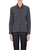 Alexander Olch Polka-Dot Seersucker Shirt - Lyst