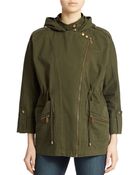 BCBGeneration Asymmetrical Zip Trench Coat - Lyst