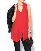 Diane von Furstenberg Sleeveless Scarf Top - Lyst