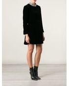 Saint Laurent Clementine Mini Dress - Lyst
