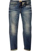 River Island Mid Wash Eddy Skinny Stretch Jeans - Lyst