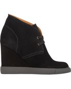 See By Chloé Suede Wedge Chukka Boots - Lyst
