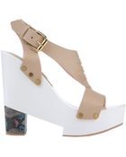 Pollini Sandals - Lyst