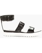 Alexander Wang Black Leather Kira Sandals - Lyst