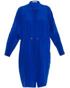 Acne Studios Peg Silk-Crepe Dress - Lyst