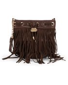 Deux Lux Fringed Drawstring Crossbody Bag - Lyst