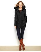 Calvin Klein Faux-Fur-Trim Puffer Coat - Lyst