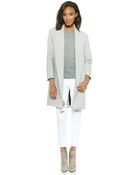 Nicholas Felted Wool Full Length Coat - Grey - Lyst