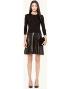 Ralph Lauren Black Label Fit-And-Flare Dress - Lyst