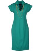 Class Roberto Cavalli Knee-Length Dress - Lyst