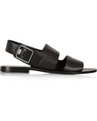 Alexander Wang Eva Leather Sandals - Lyst