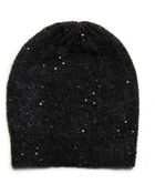 Alice + Olivia Sequin Knit Hat - Lyst
