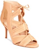 Nine West Galaxy Mid Heel Sandals - Lyst