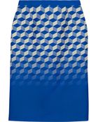Antonio Berardi Jacquard Pencil Skirt - Lyst