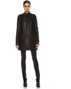 Rick Owens Split Racer Leather Jacket - Lyst