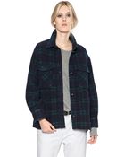 Etoile Isabel Marant Plaid Wool Flannel Jacket - Lyst