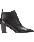 Acne Studios Silo Leather Ankle Boots - Lyst