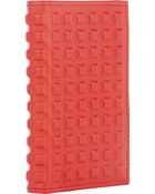 Balenciaga Grid-Embossed Organizer Card Case - Lyst