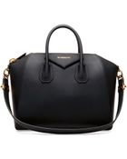 Givenchy Antigona Medium Leather Satchel Bag - Lyst