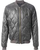 Dolce & Gabbana Quilted Bomber Jacket - Lyst