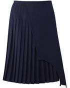 Sunspel Pleated Vest Layer Skirt - Lyst
