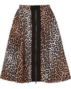 Elizabeth And James Belle Leopard-Print Sateen-Twill Skirt - Lyst