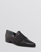Stuart Weitzman Pointed Toe Loafer Flats - Theband - Lyst