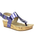 Ellen Tracy Inga Wedge Sandals - Lyst