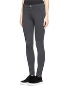 Vince Stretch Ribbed Skinny Pants - Lyst
