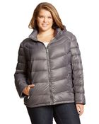 Calvin Klein Plus Packable Down Coat - Lyst