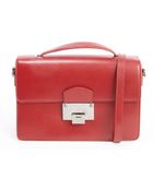 Jimmy Choo Red Leather 'Romy' Convertible Top Handle Shoulder Bag - Lyst