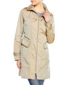 Cole Haan Iridescent Hooded Packable Jacket - Lyst