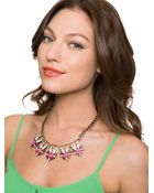 BaubleBar Extraterrestrial Gem Collar - Lyst