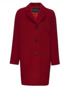 Jaeger Wool Three Button Coat - Lyst