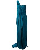 Notte By Marchesa Grecian Sleeveless Gown - Lyst
