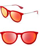 Ray-Ban Velvet Round Keyhole Sunglasses - Lyst