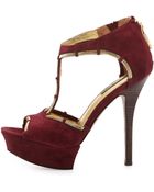 Rachel Zoe Debbi Suede Platform Sandal - Lyst