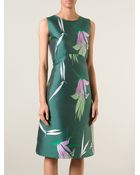 Marni Floral Print Dress - Lyst