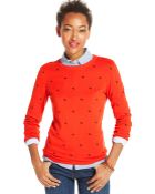 Tommy Hilfiger Bow Tie-Print Sweater - Lyst