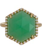 Irene Neuwirth Diamond, Chrysoprase & Gold Ring - Lyst