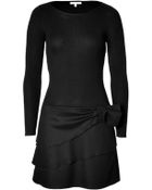 Paule Ka Wool Mixed Media Dress - Lyst