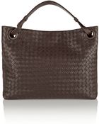 Bottega Veneta Intrecciato Leather Tote - Lyst