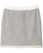 Rebecca Taylor Tweed Mini Skirt - Lyst