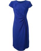 Armani Fitted Dress - Lyst